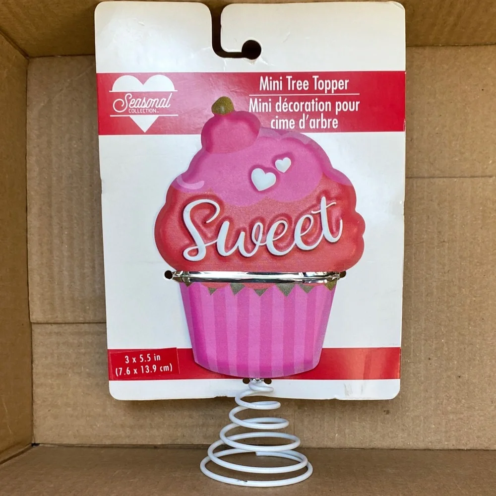 Pink Cupcake Tree Topper